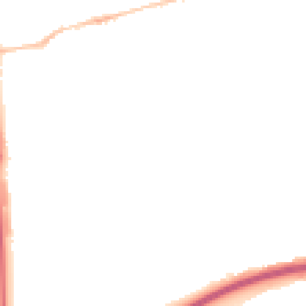 Night-time road noise heatmap for HP2 4AE