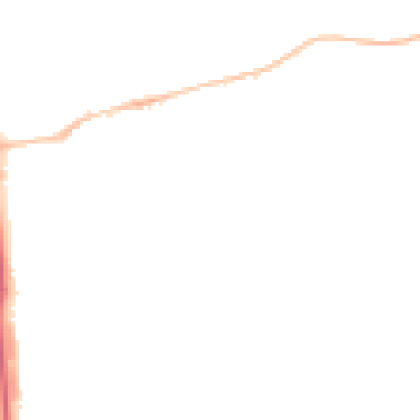 Night-time road noise heatmap for HP2 4AR