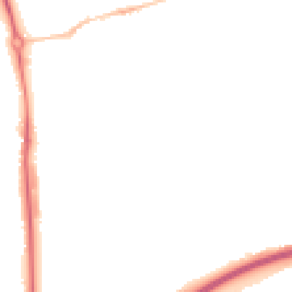 Night-time road noise heatmap for HP2 4AT