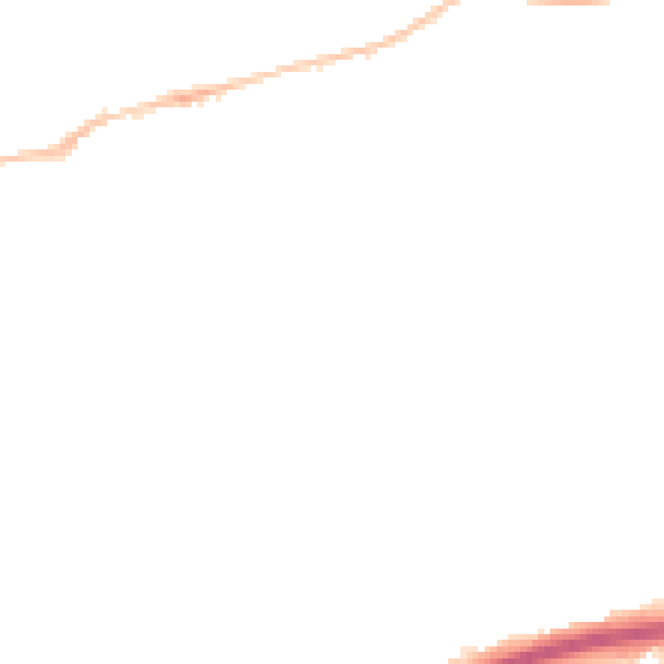 Night-time road noise heatmap for HP2 4AW