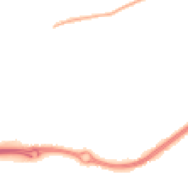 Night-time road noise heatmap for HP2 4BH