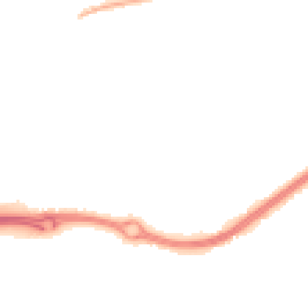 Night-time road noise heatmap for HP2 4BJ