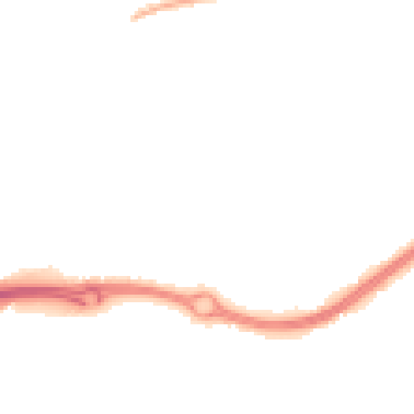 Night-time road noise heatmap for HP2 4BL