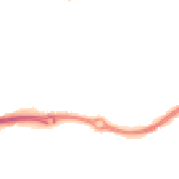 Night-time road noise heatmap for HP2 4BN