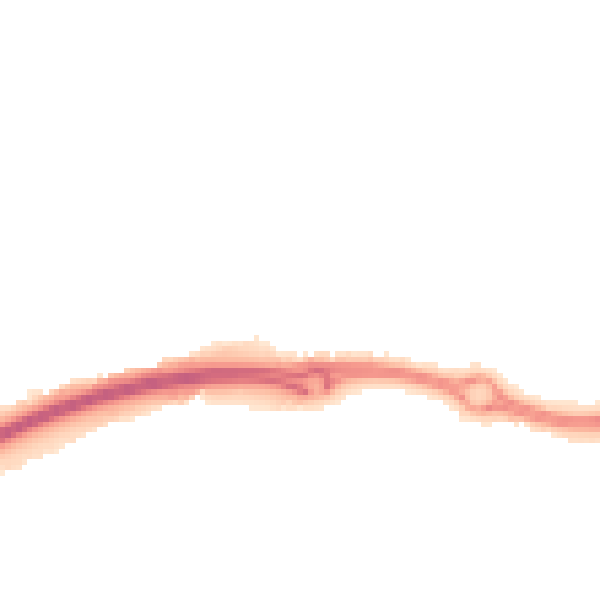 Night-time road noise heatmap for HP2 4BP