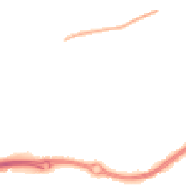 Night-time road noise heatmap for HP2 4BQ