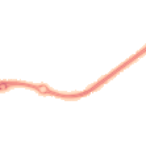 Night-time road noise heatmap for HP2 4BZ