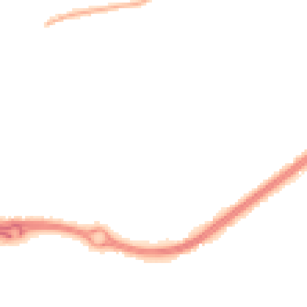 Night-time road noise heatmap for HP2 4DB