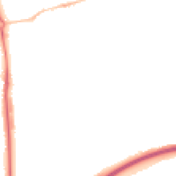 Night-time road noise heatmap for HP2 4DH