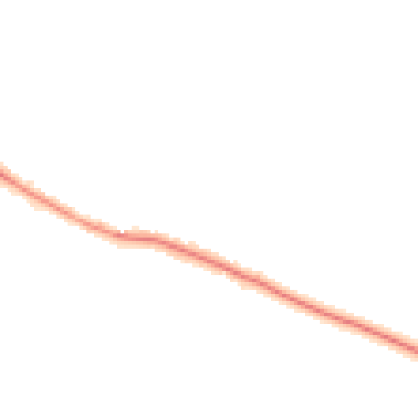 Night-time road noise heatmap for HP2 4NE
