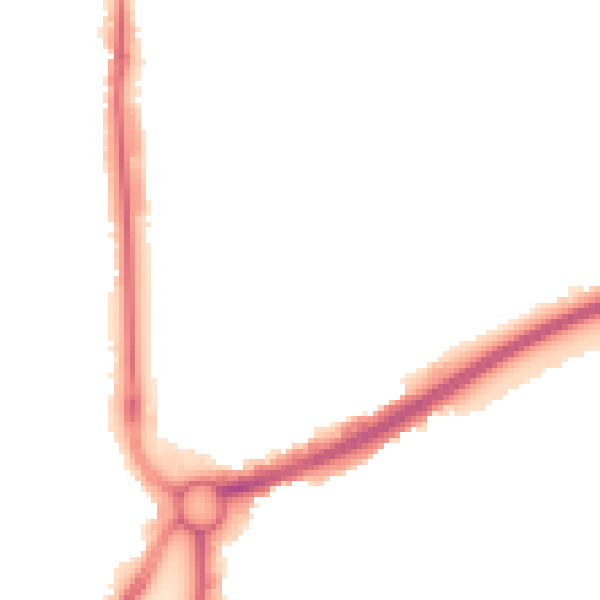 Night-time road noise heatmap for HP2 4WL
