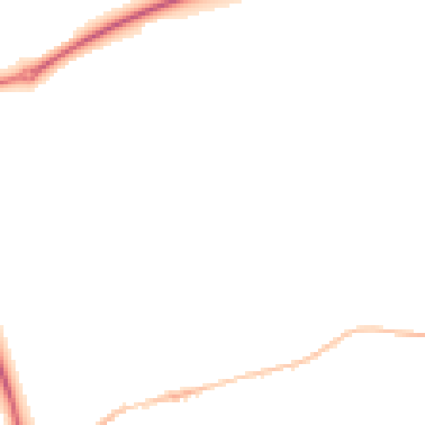 Night-time road noise heatmap for HP2 5EZ