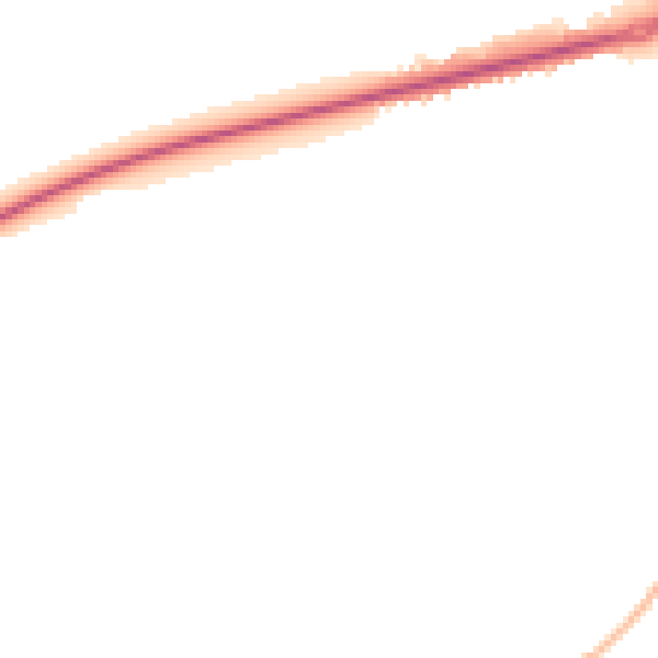 Night-time road noise heatmap for HP2 5SD