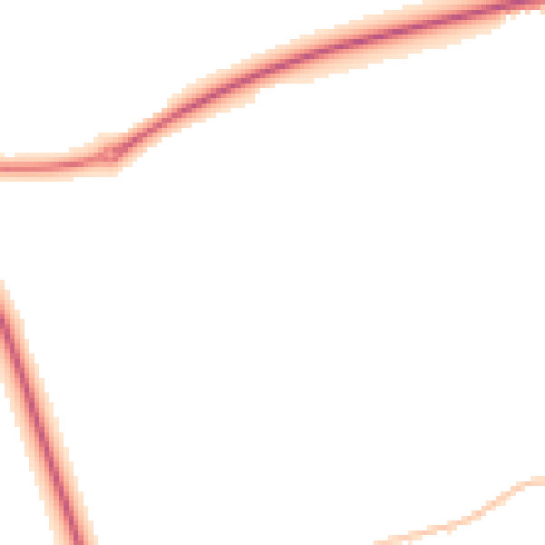 Night-time road noise heatmap for HP2 5YR