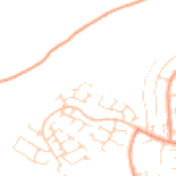 Daytime road noise heatmap for HP2 6AY