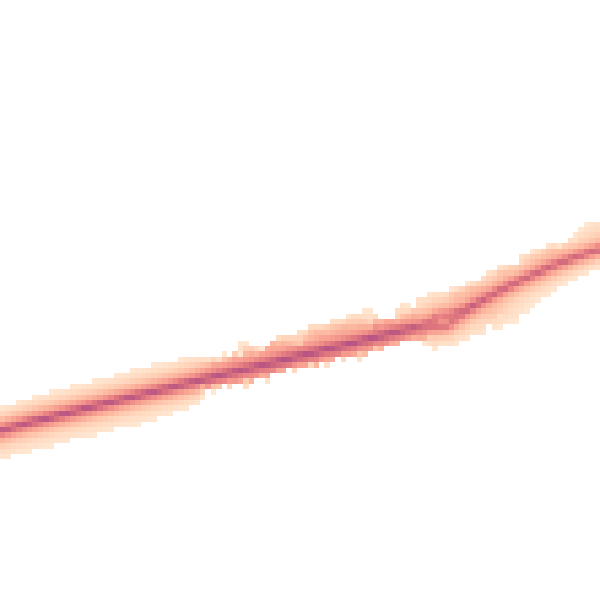 Night-time road noise heatmap for HP2 6DT