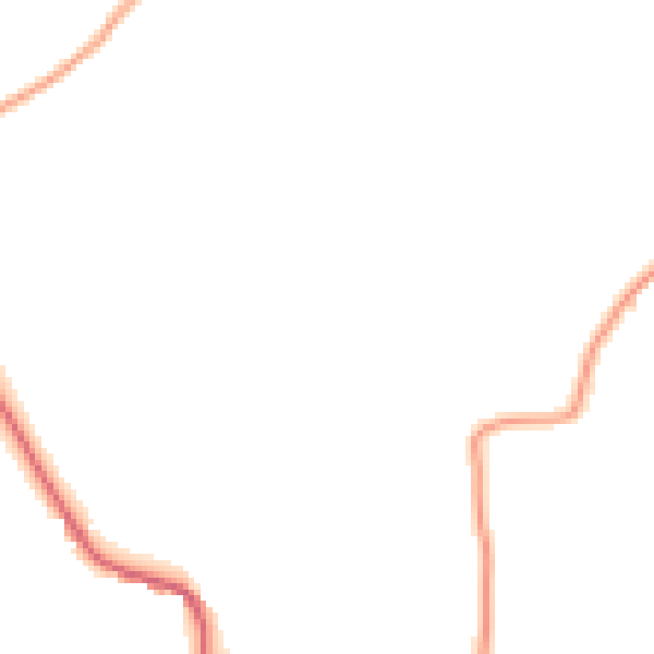 Daytime road noise heatmap for HP2 6EX