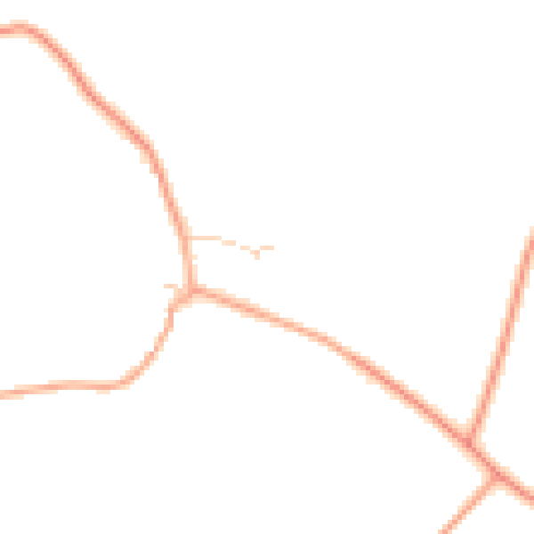 Daytime road noise heatmap for HP2 6FA