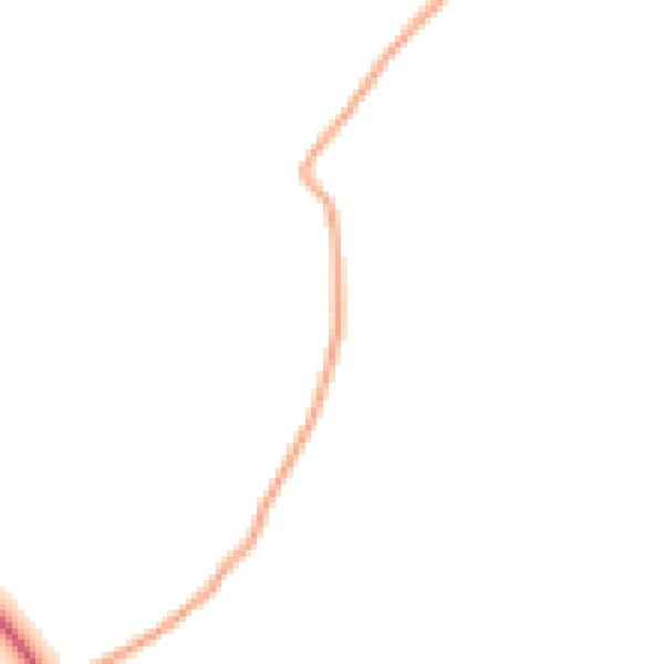 Daytime road noise heatmap for HP2 6HB