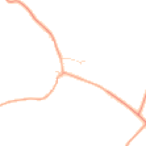 Daytime road noise heatmap for HP2 6HP