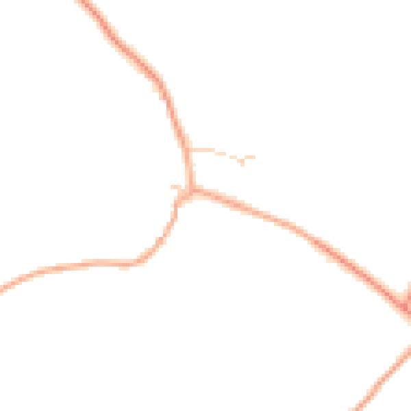 Daytime road noise heatmap for HP2 6HR