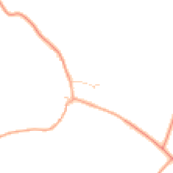 Daytime road noise heatmap for HP2 6HU