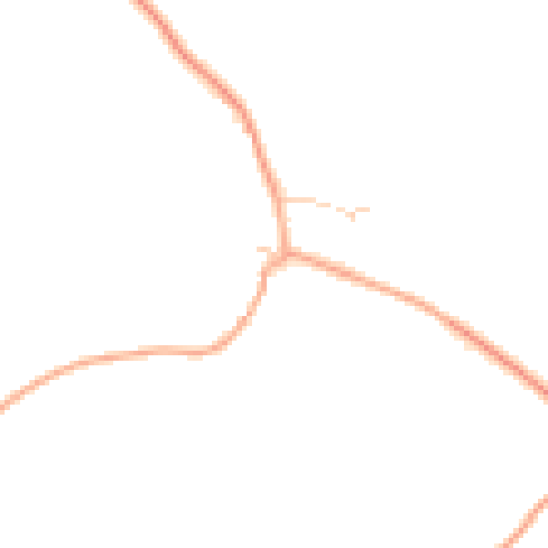 Daytime road noise heatmap for HP2 6HY