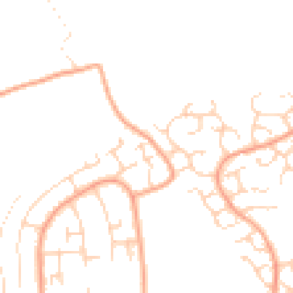 Daytime road noise heatmap for HP2 6LG