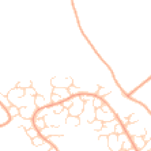 Daytime road noise heatmap for HP2 7QL