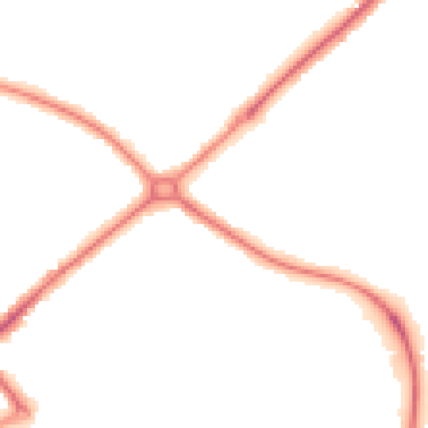 Night-time road noise heatmap for HP20 1ES