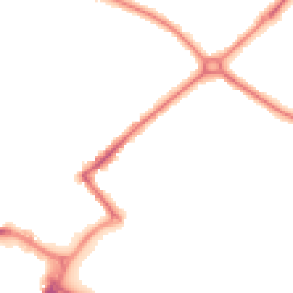 Night-time road noise heatmap for HP20 1FA