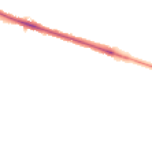 Night-time road noise heatmap for HP21 7AH