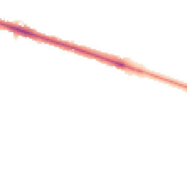 Night-time road noise heatmap for HP21 7AJ