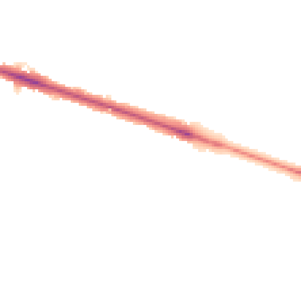 Night-time road noise heatmap for HP21 7AL