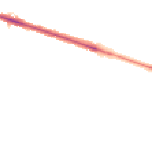 Night-time road noise heatmap for HP21 7AN