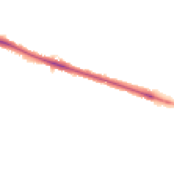 Night-time road noise heatmap for HP21 7AR