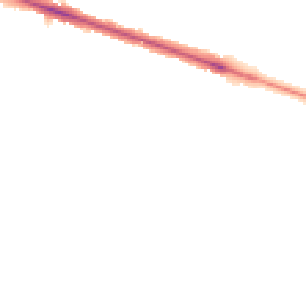 Night-time road noise heatmap for HP21 7AW