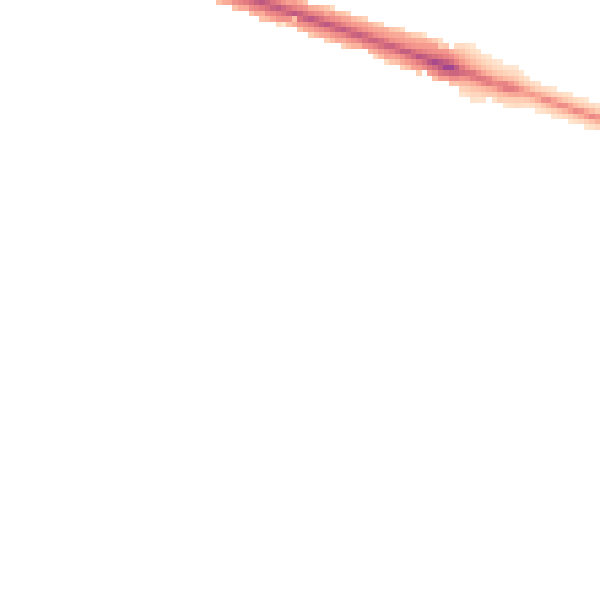 Night-time road noise heatmap for HP21 7BE