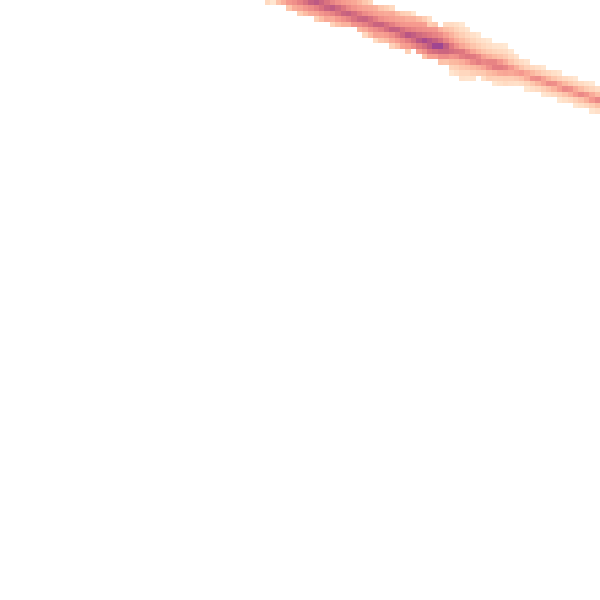 Night-time road noise heatmap for HP21 7BG