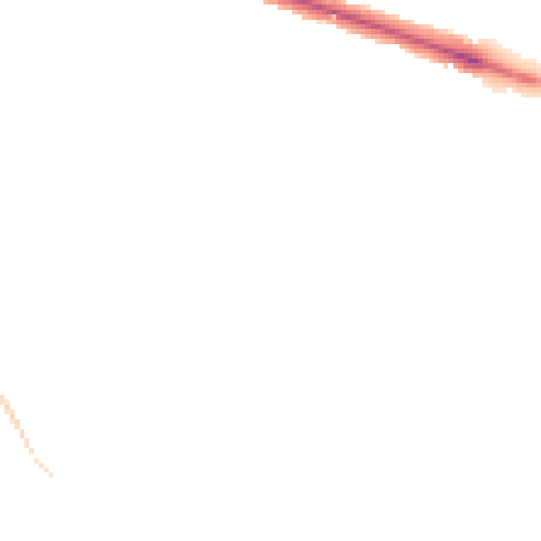 Night-time road noise heatmap for HP21 7EN