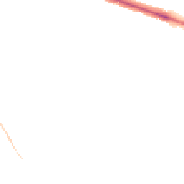 Night-time road noise heatmap for HP21 7EP