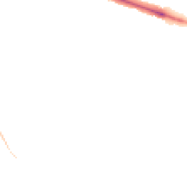 Night-time road noise heatmap for HP21 7EW