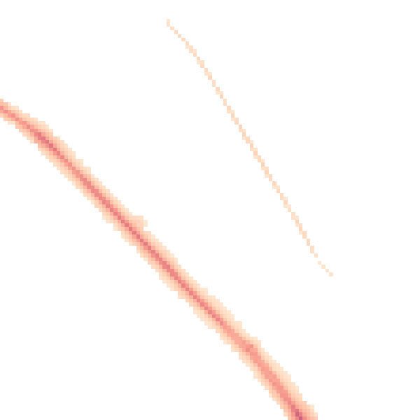 Night-time road noise heatmap for HP21 7EX