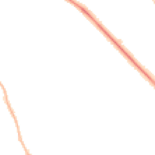 Night-time road noise heatmap for HP21 7NZ