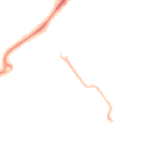Night-time road noise heatmap for HP21 8NA