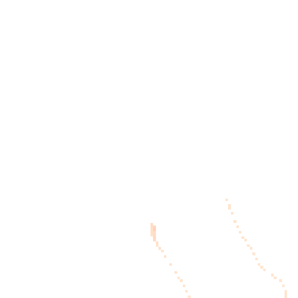 Night-time road noise heatmap for HP21 8RP