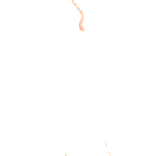 Night-time road noise heatmap for HP21 8TA