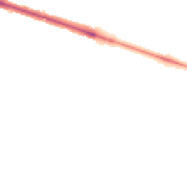 Night-time road noise heatmap for HP21 9BU