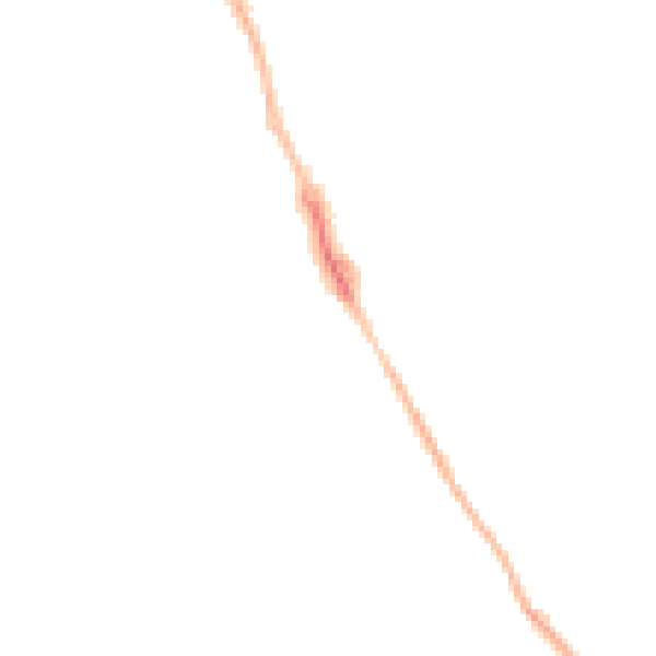 Night-time road noise heatmap for HP21 9DZ