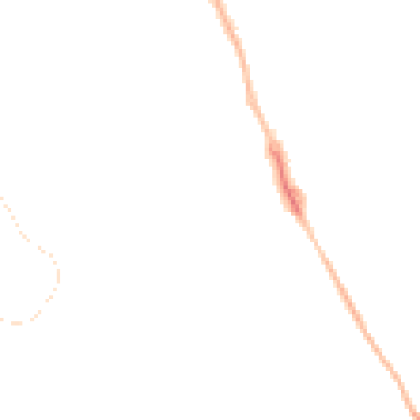 Night-time road noise heatmap for HP21 9EQ